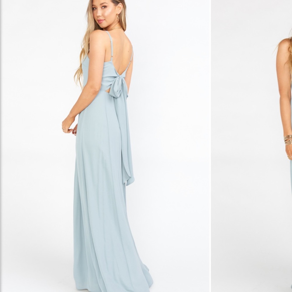 Show me your mumu Lauren Tie Maxi Dress NWT